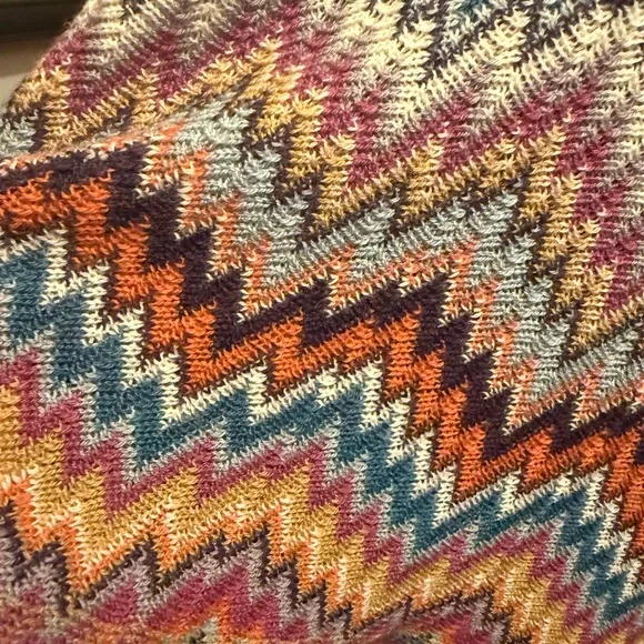 Missoni 100% Wool Poncho RARE VINTAGE - Picture 5 of 5